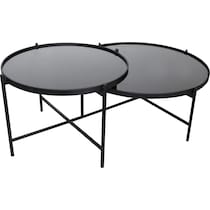 aurelie black coffee table   