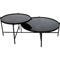 aurelie black coffee table   