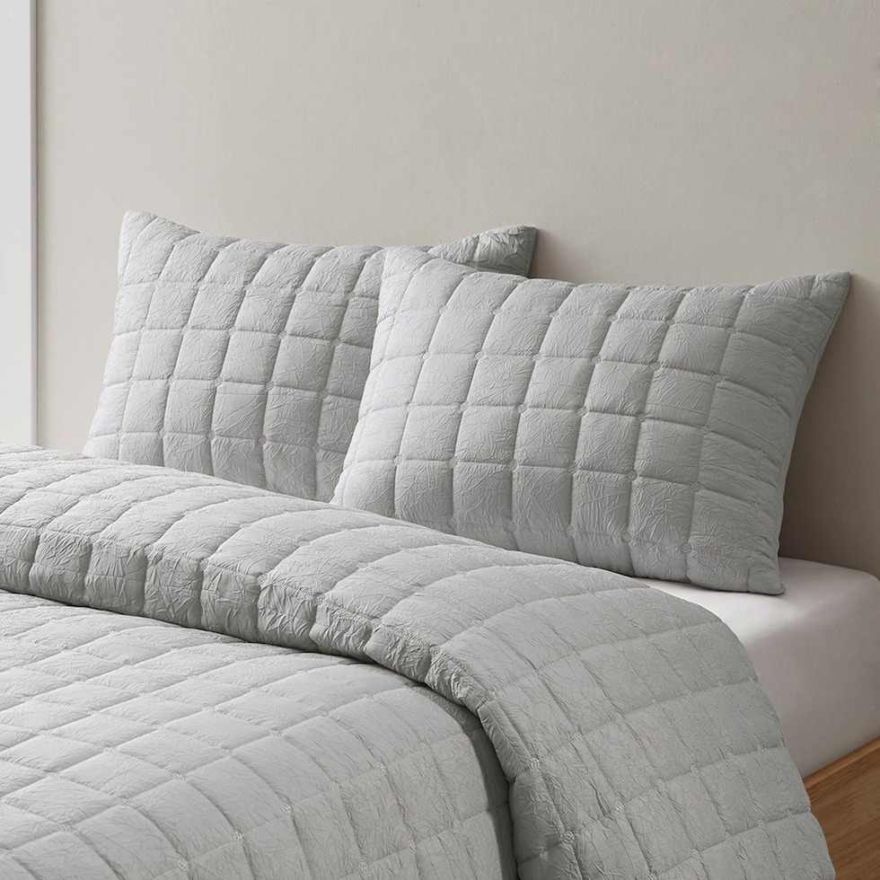 aurora gray full queen bedding set   