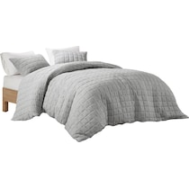 aurora gray full queen bedding set   
