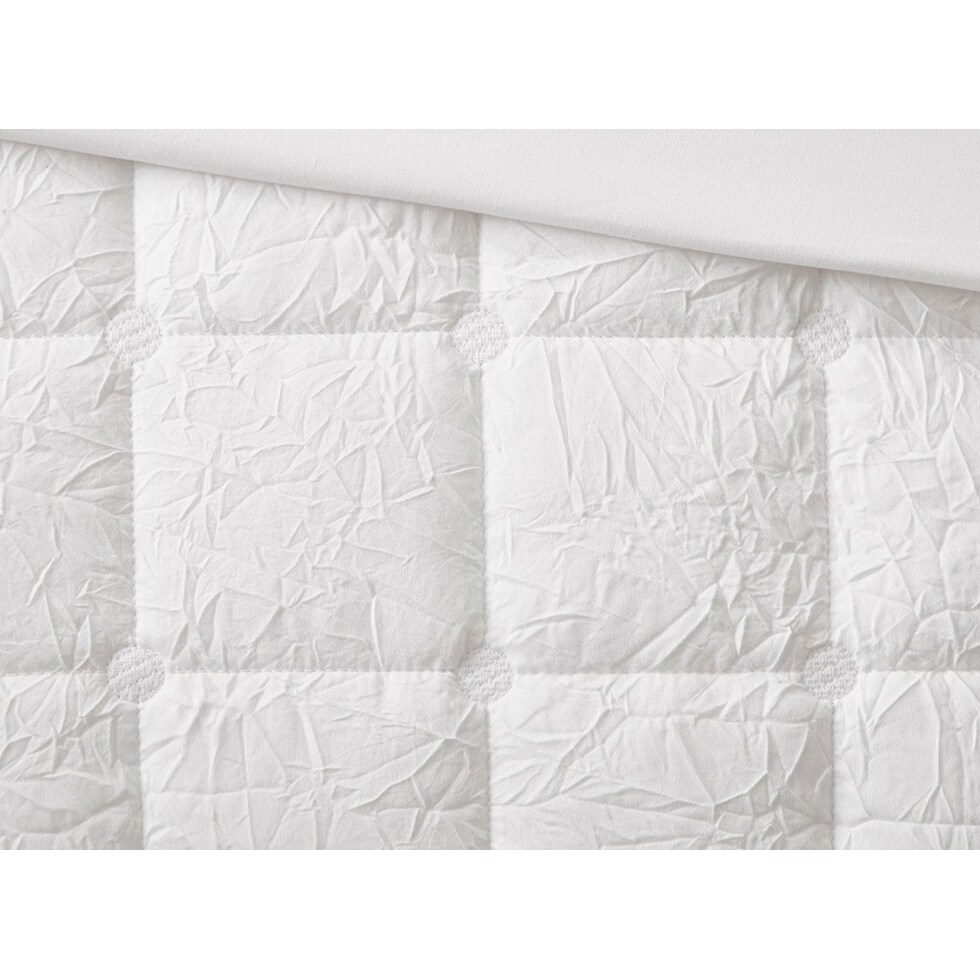 aurora white king california king bedding set   