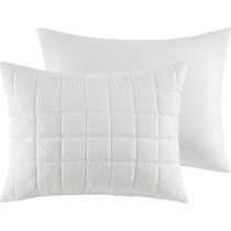 aurora white king california king bedding set   