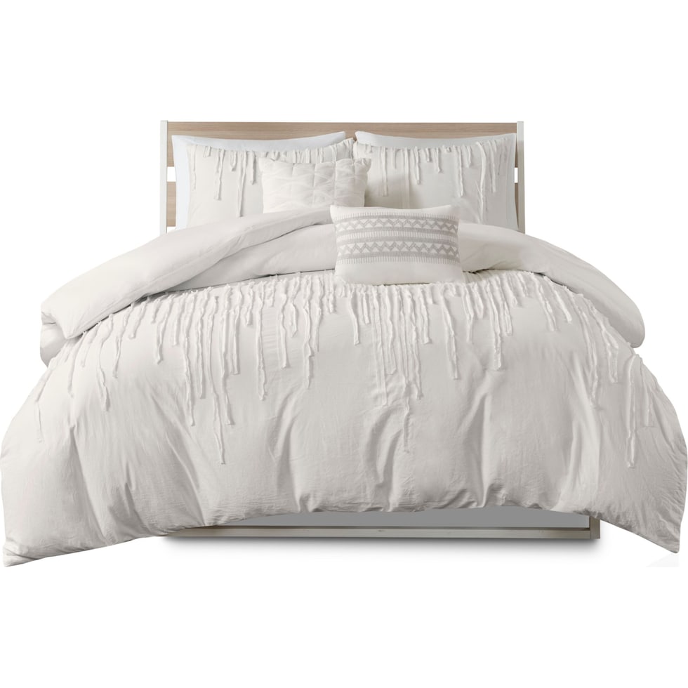 austen white twin bedding set   