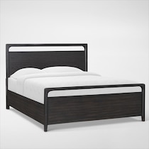 austin bedroom dark brown  pc king bedroom   