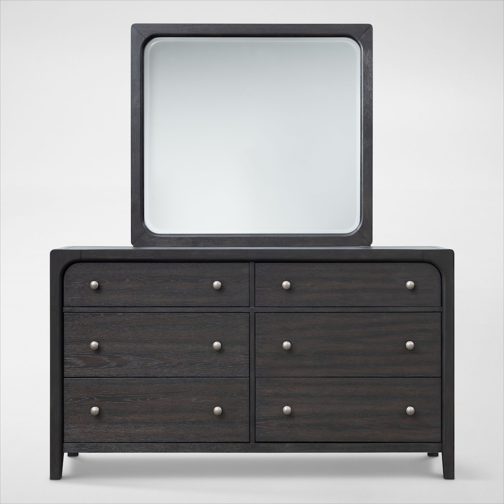 austin bedroom dark brown  pc king bedroom   