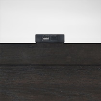 austin bedroom dark brown  pc king bedroom   