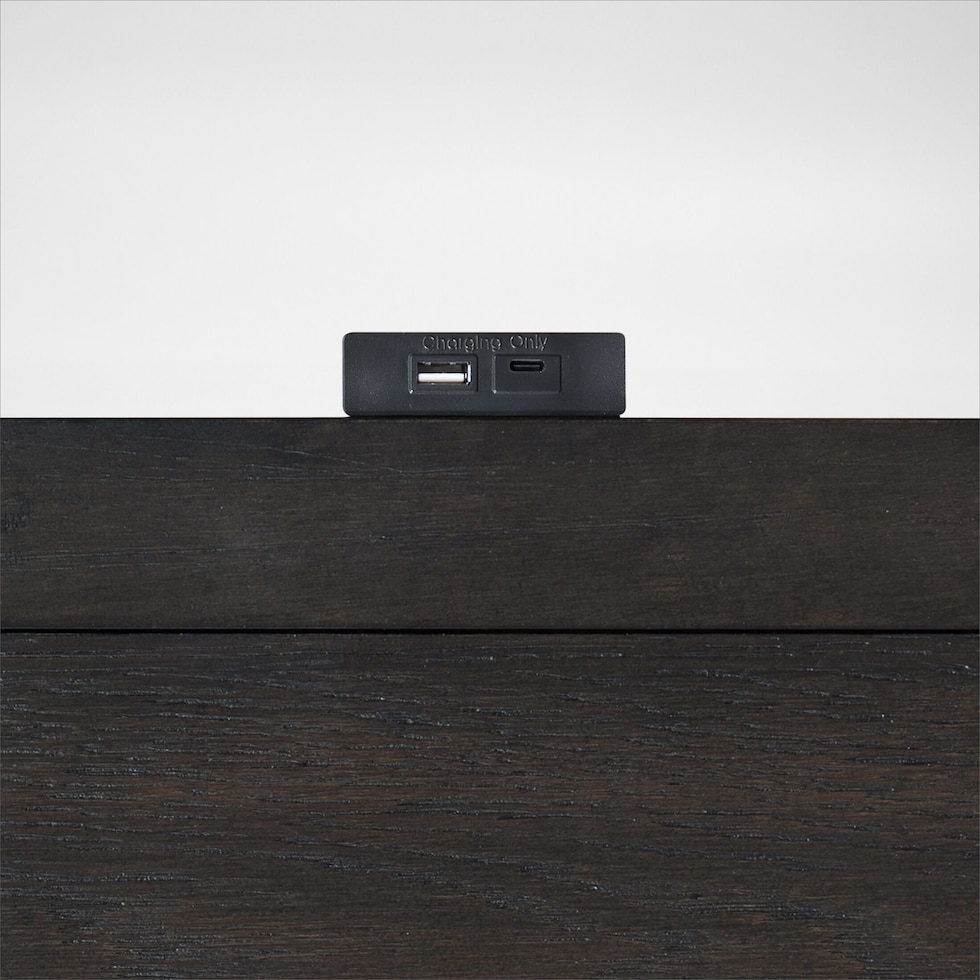 austin bedroom dark brown  pc king bedroom   