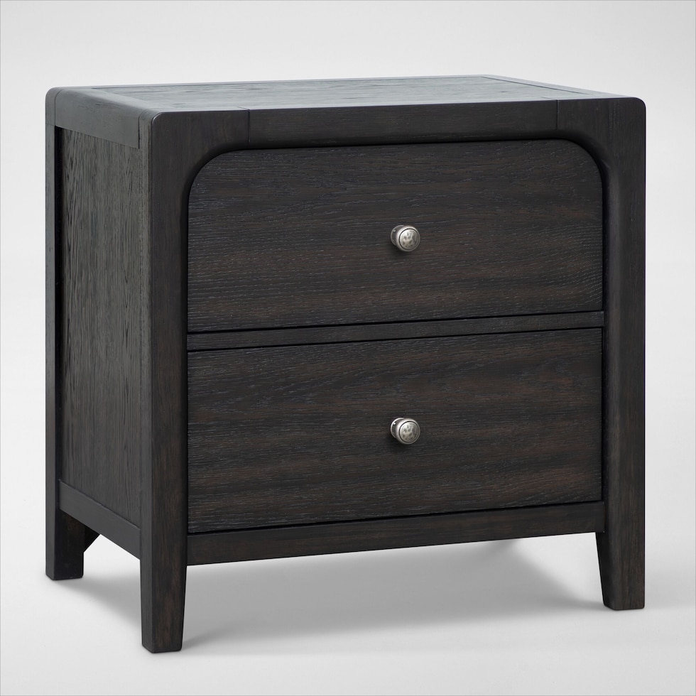 austin bedroom dark brown  pc king bedroom   