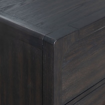 austin bedroom dark brown  pc king bedroom   
