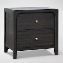 austin bedroom dark brown nightstand   