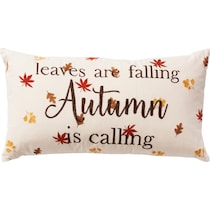 autumn is calling multicolor accent pillow   