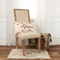 autumn is calling multicolor accent pillow   