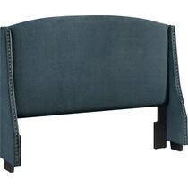 autumn blue king headboard   