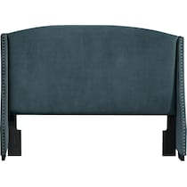 autumn blue king headboard   