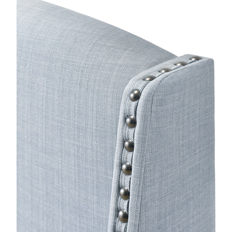 autumn blue queen bed   