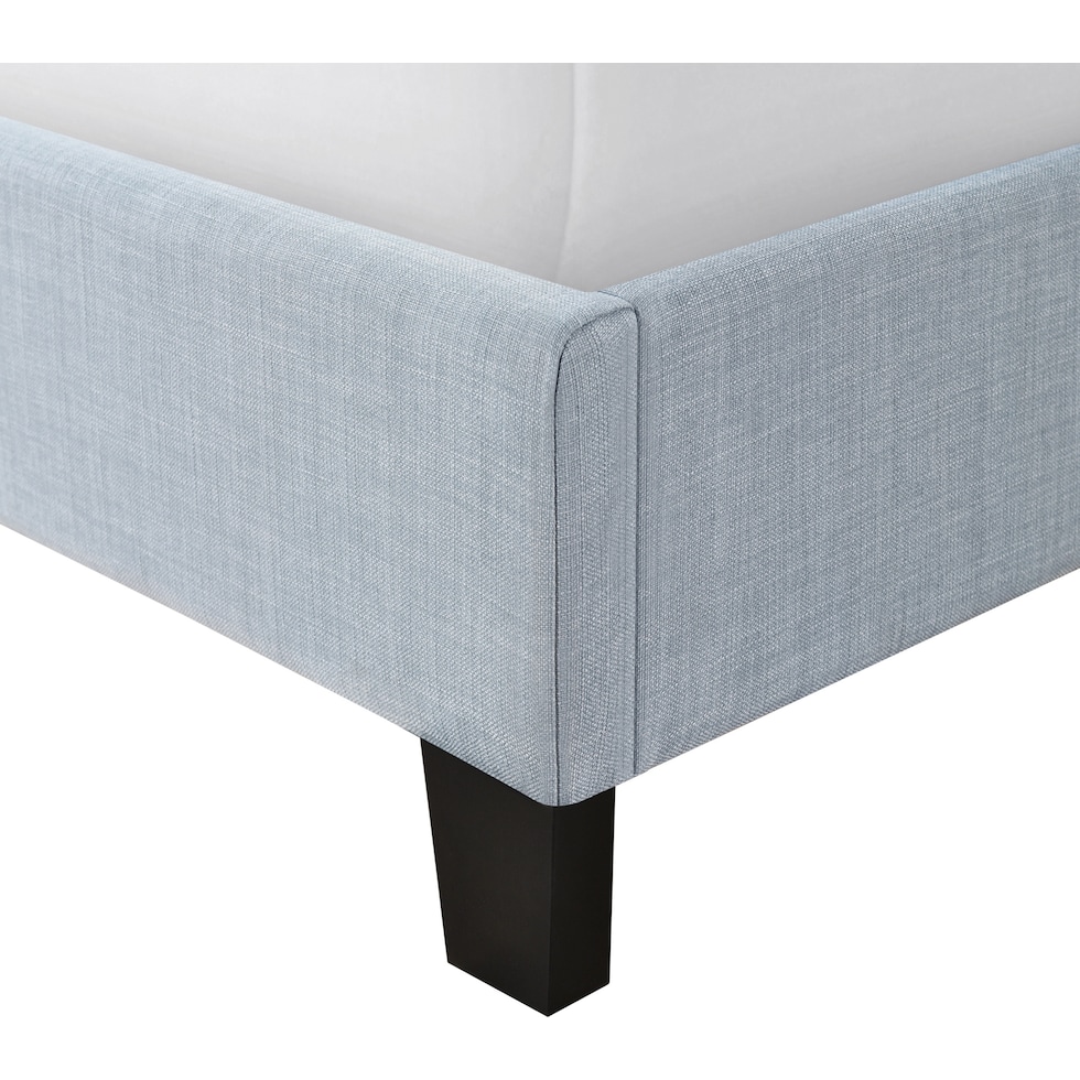 autumn blue queen bed   
