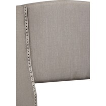 autumn gray queen headboard   