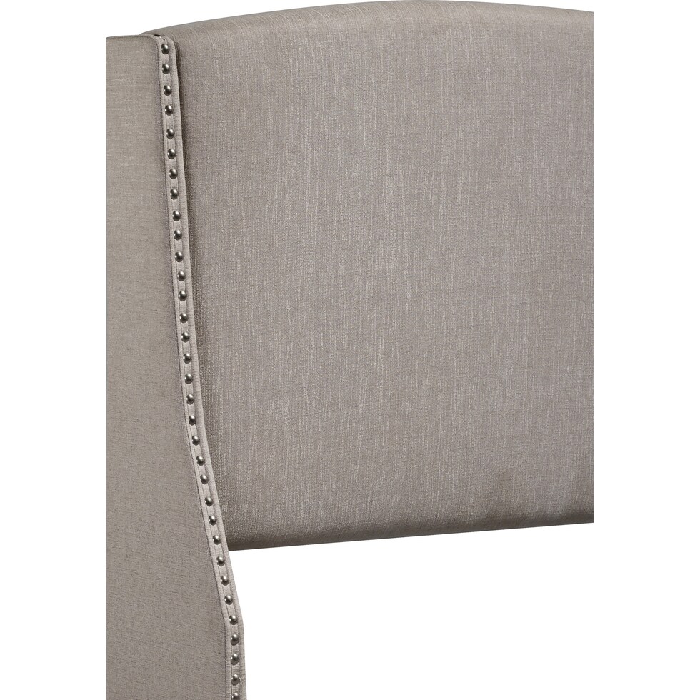 autumn gray queen headboard   
