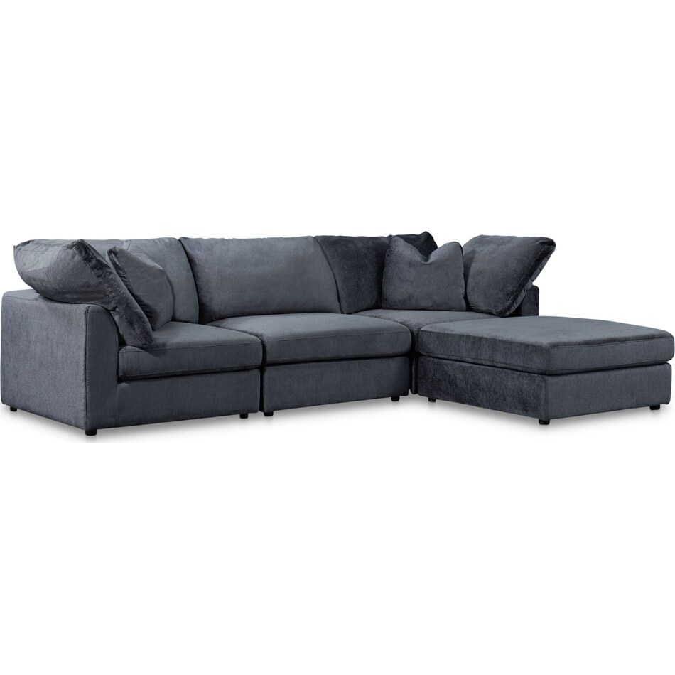 ava blue  pc sectional   