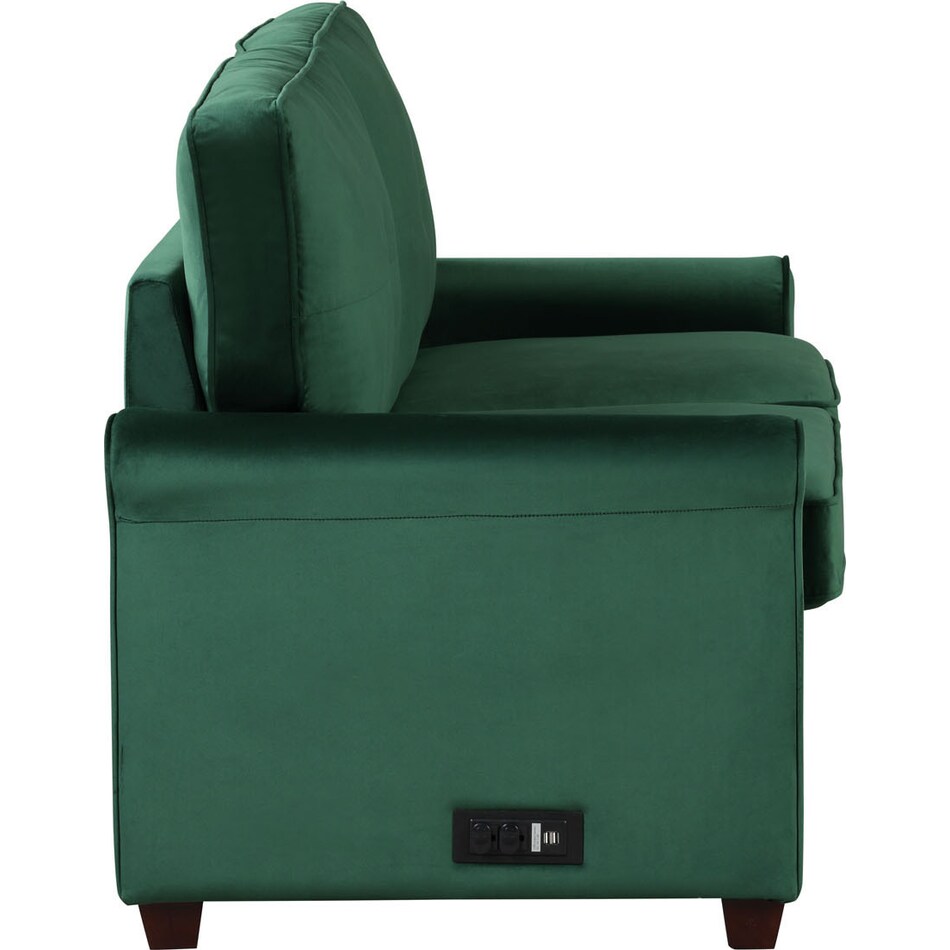 ava green sofa   