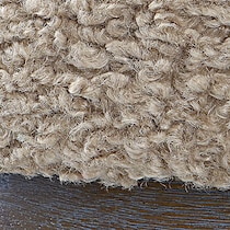 ava light brown accent ottoman   