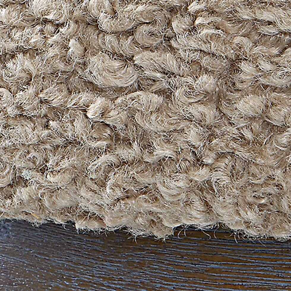 ava light brown accent ottoman   