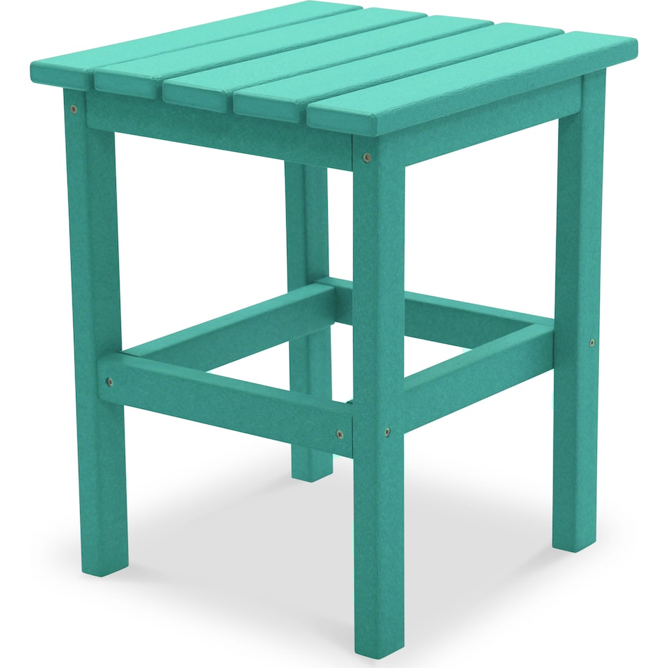 avail outdoor blue outdoor end table   