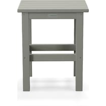 avail outdoor gray outdoor end table   