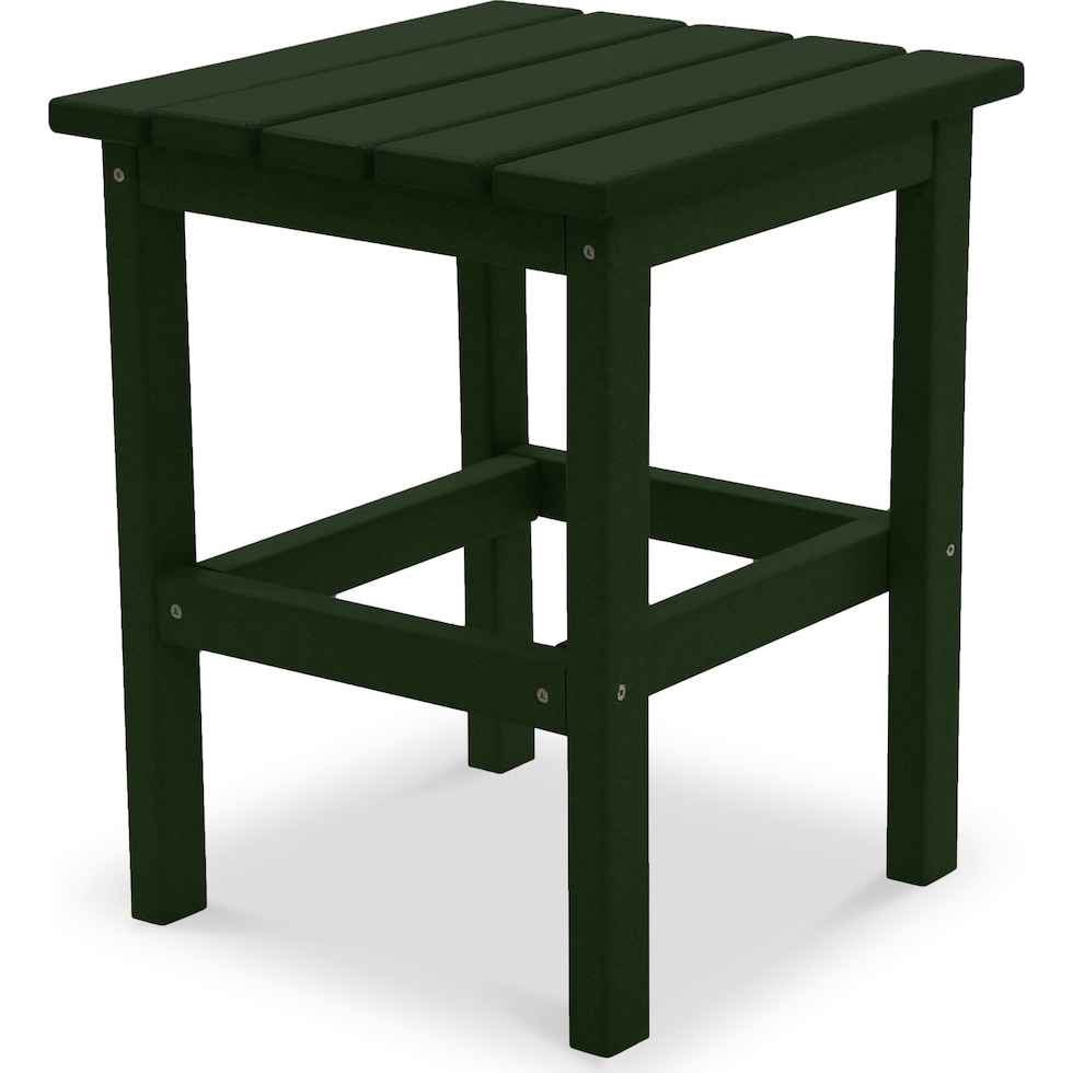 avail outdoor green outdoor end table   
