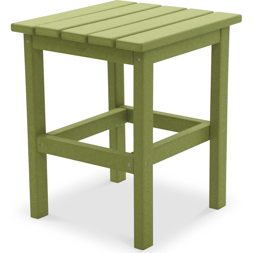 avail outdoor green outdoor end table   