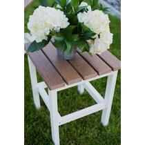 avail outdoor light brown outdoor end table   