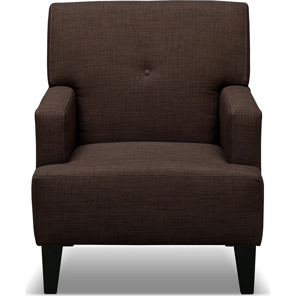 Avalon Accent Chair Espresso Value City Furniture