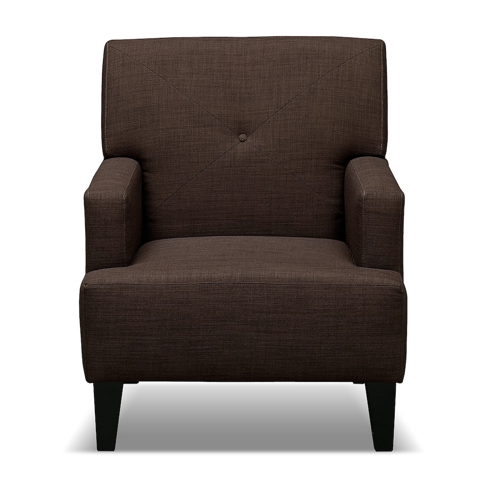 Avalon Accent Chair Espresso Value City Furniture
