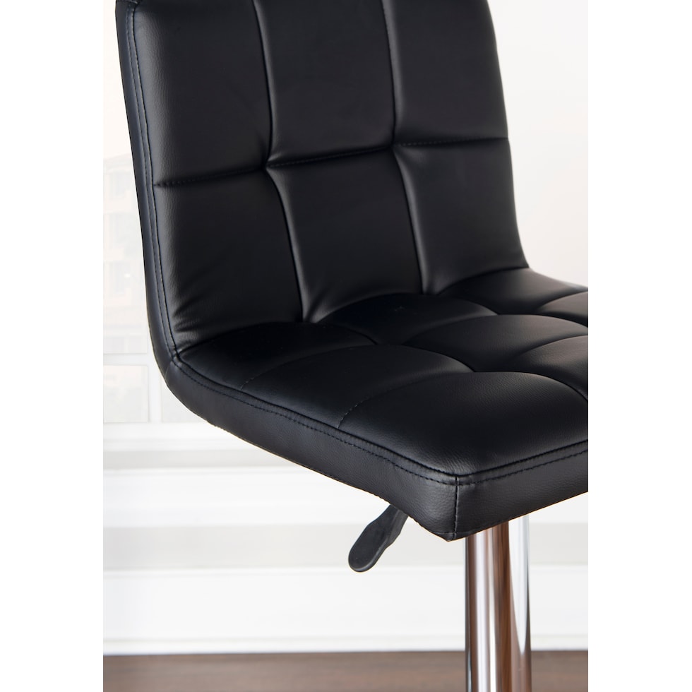 avani black bar stool   