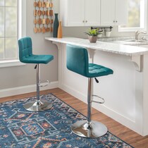 avani blue bar stool   