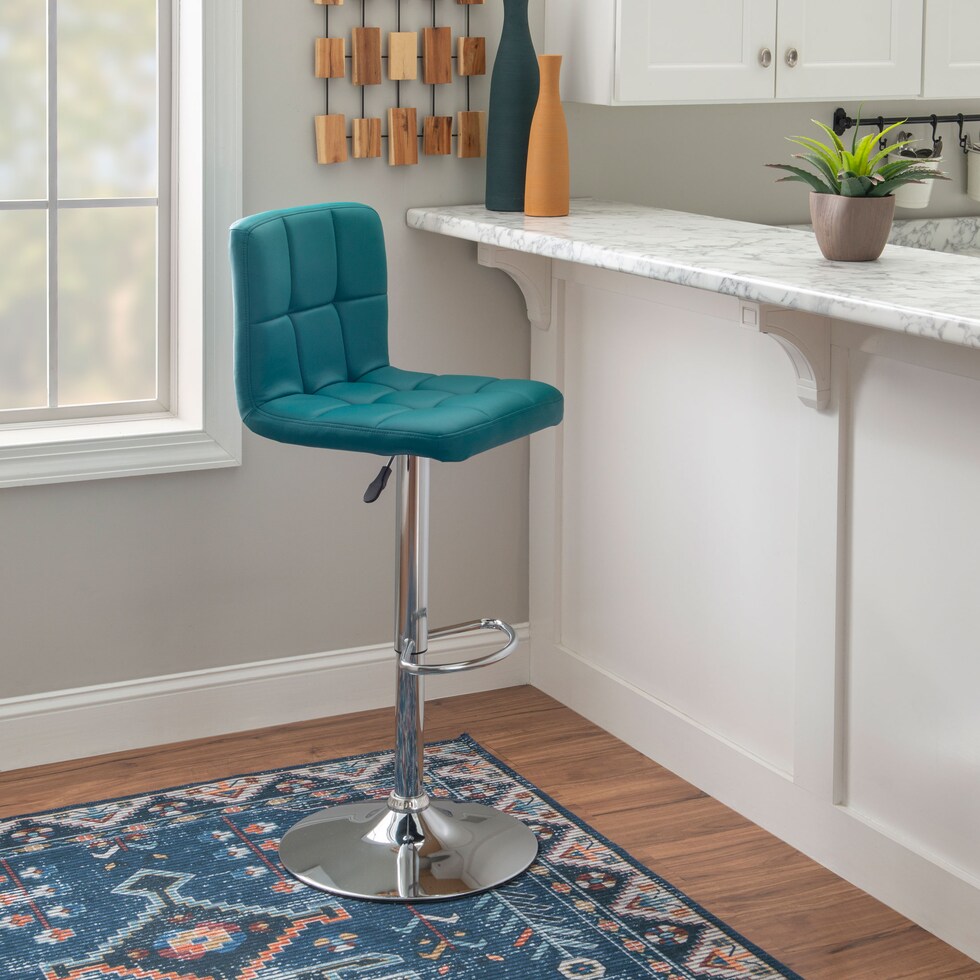 avani blue bar stool   