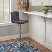 avani dark brown bar stool   