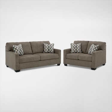 Signature Design by Ashley Avelton Sofa and Loveseat