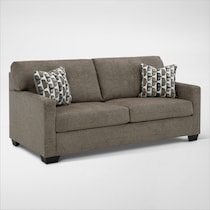 avelton dark brown sofa   