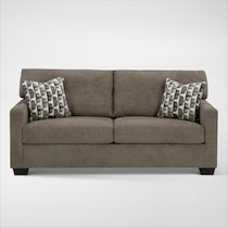 avelton dark brown sofa   