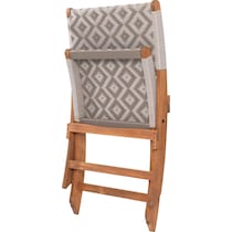 aventura gray white outdoor chair   