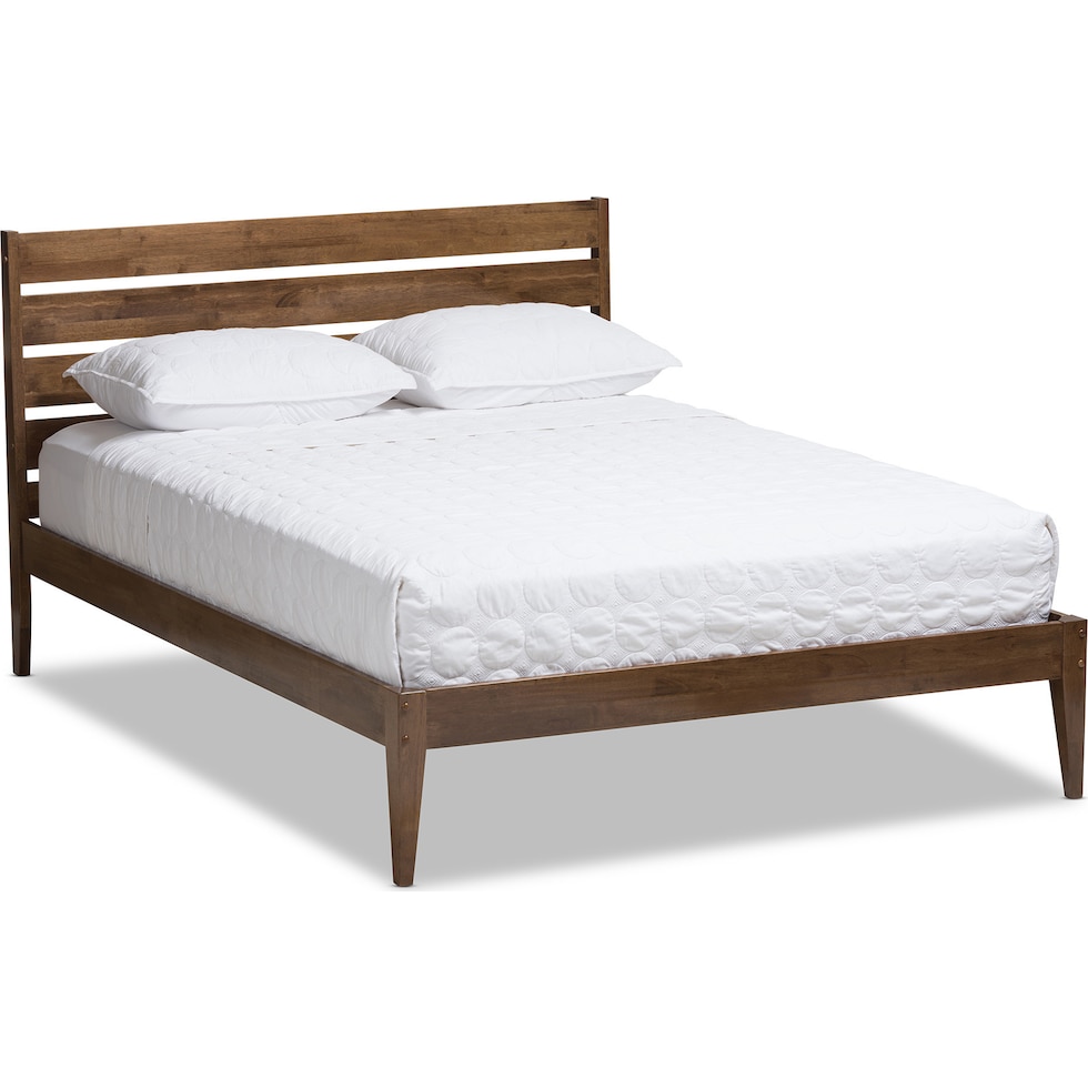 averie dark brown full bed   