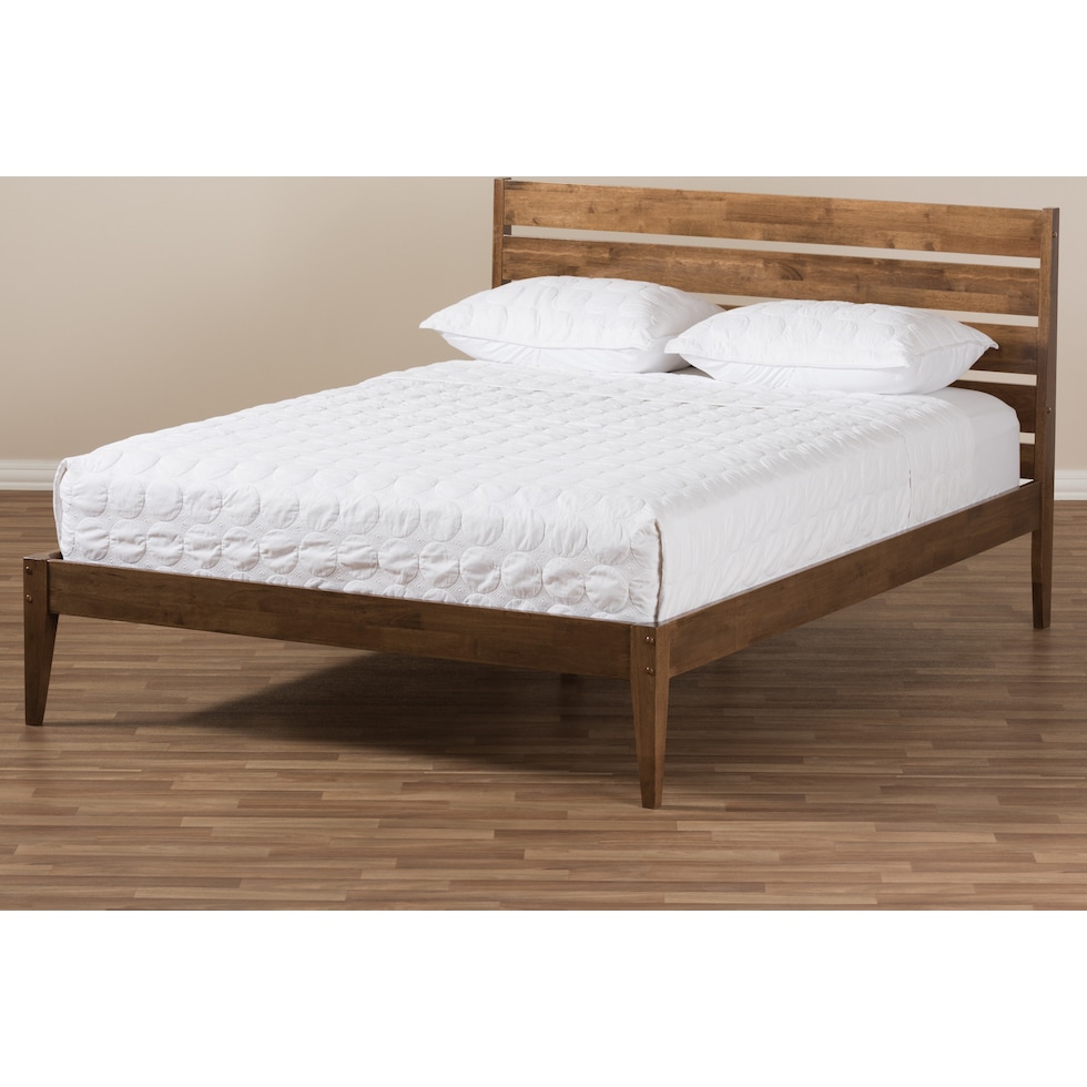 averie dark brown full bed   