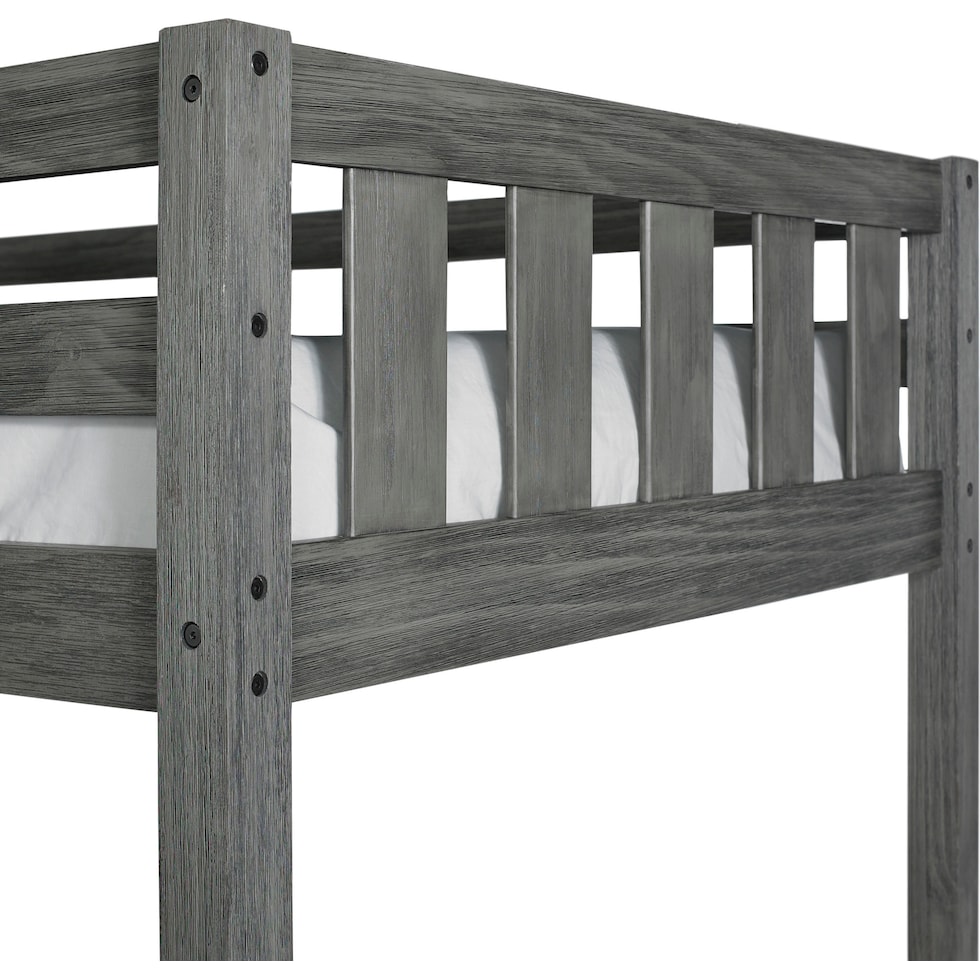 averill gray twin bed   