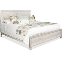 averill white queen bed   