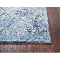 avielle blue area rug  x    
