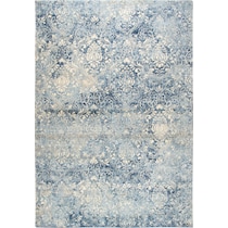 avielle blue area rug  x    