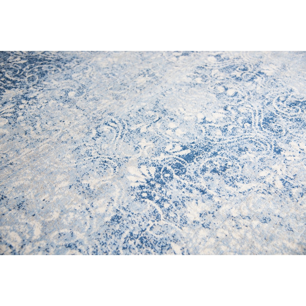 avielle blue area rug  x    