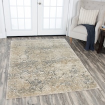 avielle blue area rug  x    