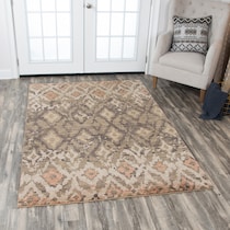 avielle dark brown area rug  x    